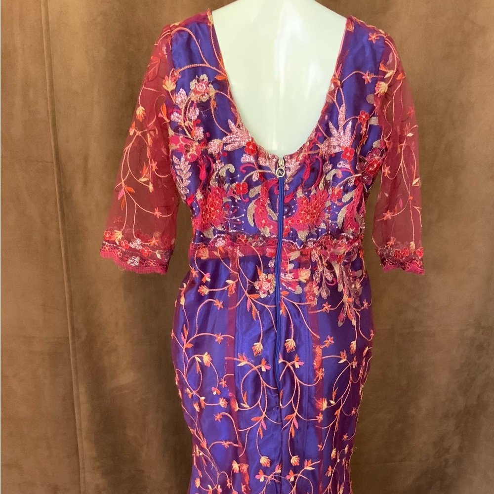 Custom made African evening dress.
